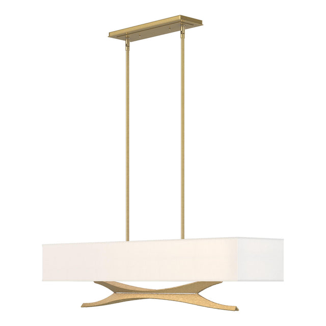 Hubbardton Forge 2013 Modern Brass Natural Anna Shade (SF) Multi Moreau Pendant