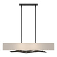 Hubbardton Forge 2011 Black Flax Shade (SE) Multi Brindille Pendant