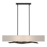 Hubbardton Forge 2011 Black Flax Shade (SE) Multi Brindille Pendant