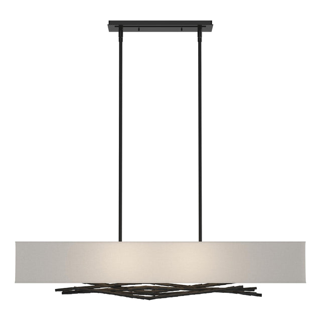 Hubbardton Forge 2011 Black Natural Anna Shade (SF) Multi Brindille Pendant