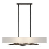 Hubbardton Forge 2011 Oil Rubbed Bronze Natural Anna Shade (SF) Multi Brindille Pendant