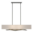 Hubbardton Forge 2011 Natural Iron Flax Shade (SE) Multi Brindille Pendant