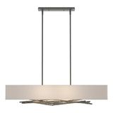 Hubbardton Forge 2011 Natural Iron Flax Shade (SE) Multi Brindille Pendant