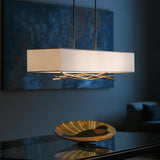 Hubbardton Forge 2011 Vintage Platinum Natural Anna Shade (SF) Multi Brindille Pendant