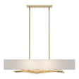 Hubbardton Forge 2011 Modern Brass Natural Anna Shade (SF) Multi Brindille Pendant