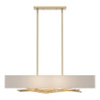 Hubbardton Forge 2011 Modern Brass Flax Shade (SE) Multi Brindille Pendant
