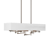 Hubbardton Forge 2013 Bronze Natural Anna Shade (SF) Multi Cavaletti Pendant