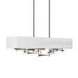 Hubbardton Forge 2013 Dark Smoke Natural Anna Shade (SF) Multi Cavaletti Pendant