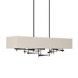 Hubbardton Forge 2013 Black Flax Shade (SE) Multi Cavaletti Pendant