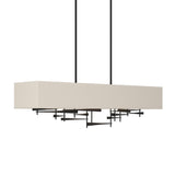 Hubbardton Forge 2013 Black Flax Shade (SE) Multi Cavaletti Pendant