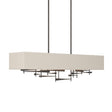 Hubbardton Forge 2013 Oil Rubbed Bronze Flax Shade (SE) Multi Cavaletti Pendant