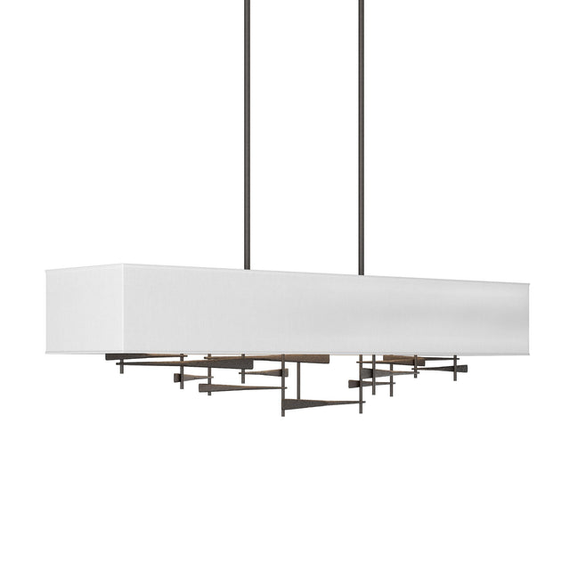 Hubbardton Forge 2013 Oil Rubbed Bronze Natural Anna Shade (SF) Multi Cavaletti Pendant