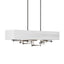 Hubbardton Forge 2013 Natural Iron Natural Anna Shade (SF) Multi Cavaletti Pendant