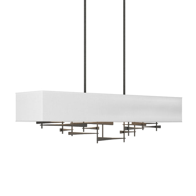 Hubbardton Forge 2013 Natural Iron Natural Anna Shade (SF) Multi Cavaletti Pendant