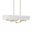 Hubbardton Forge 2013 Soft Gold Natural Anna Shade (SF) Multi Cavaletti Pendant