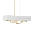 Hubbardton Forge 2013 Modern Brass Natural Anna Shade (SF) Multi Cavaletti Pendant