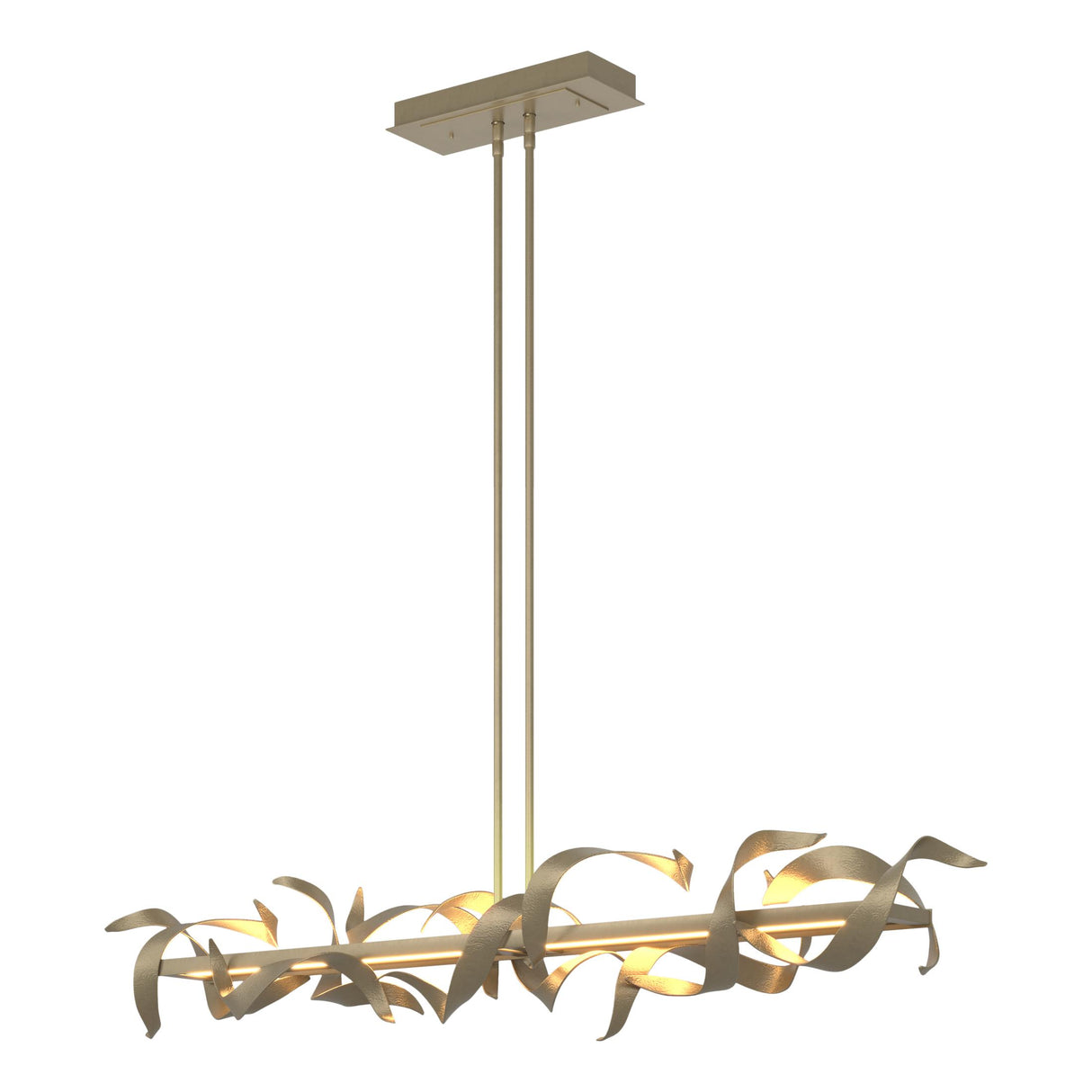 Hubbardton Forge 2016 Soft Gold Multi Folio Large LED Pendant