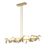 Hubbardton Forge 2016 Modern Brass Multi Folio Large LED Pendant