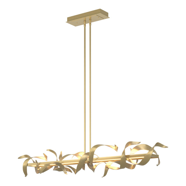 Hubbardton Forge 2016 Modern Brass Multi Folio Large LED Pendant