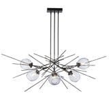 Hubbardton Forge 2018 Oil Rubbed Bronze Clear Glass (ZM) Multi Griffin Pendant