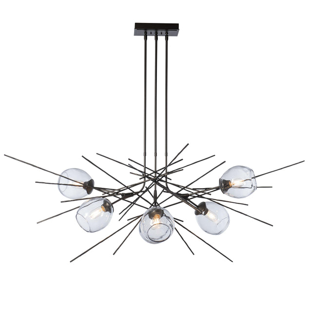 Hubbardton Forge 2018 Oil Rubbed Bronze Clear Glass (ZM) Multi Griffin Pendant