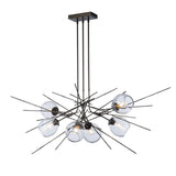 Hubbardton Forge 2018 Oil Rubbed Bronze Clear Glass (ZM) Multi Griffin Pendant