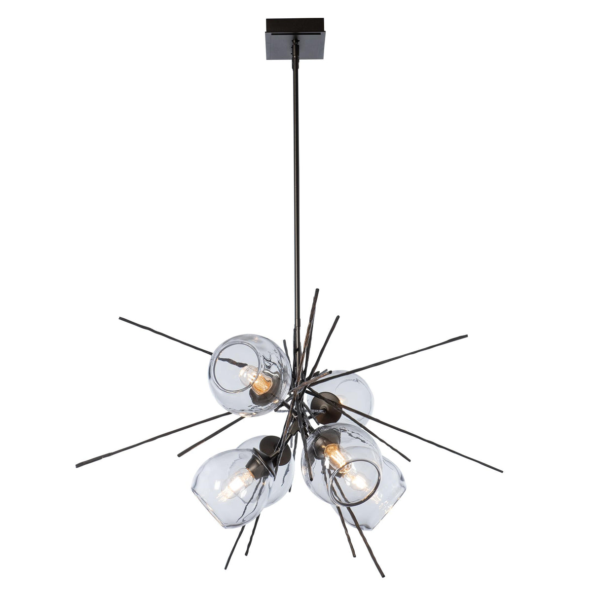 Hubbardton Forge 2018 Oil Rubbed Bronze Clear Glass (ZM) Multi Griffin Pendant