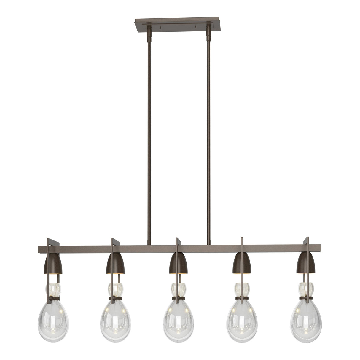 Hubbardton Forge 2018 Bronze Clear Glass (ZM) Multi Apothecary Pendant