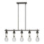 Hubbardton Forge 2018 Dark Smoke Clear Glass (ZM) Multi Apothecary Pendant