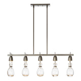 Hubbardton Forge 2018 Dark Smoke Clear Glass (ZM) Multi Apothecary Pendant