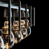 Hubbardton Forge 2018 Dark Smoke Clear Glass (ZM) Multi Apothecary Pendant