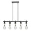 Hubbardton Forge 2018 Black Clear Glass (ZM) Multi Apothecary Pendant