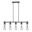Hubbardton Forge 2018 Natural Iron Clear Glass (ZM) Multi Apothecary Pendant