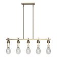Hubbardton Forge 2018 Soft Gold Clear Glass (ZM) Multi Apothecary Pendant
