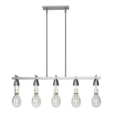 Hubbardton Forge 2018 Vintage Platinum Clear Glass (ZM) Multi Apothecary Pendant