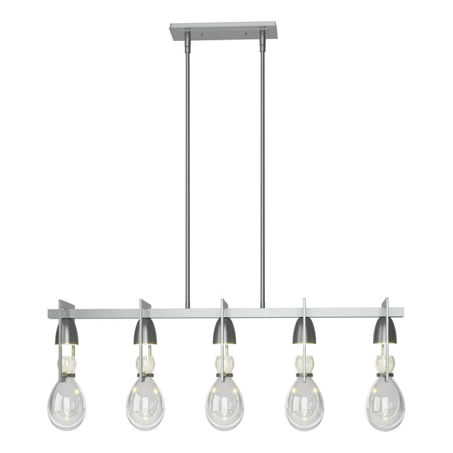 Hubbardton Forge 2018 Vintage Platinum Clear Glass (ZM) Multi Apothecary Pendant