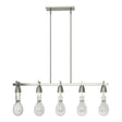 Hubbardton Forge 2018 Sterling Clear Glass (ZM) Multi Apothecary Pendant