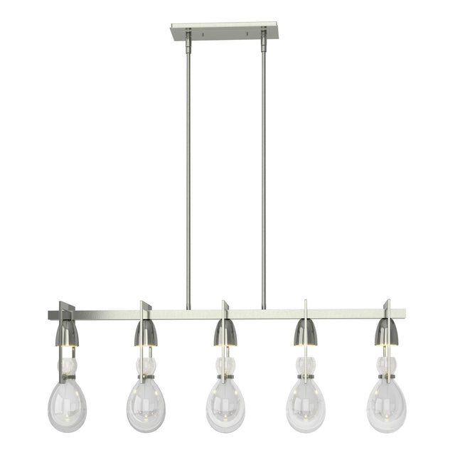 Hubbardton Forge 2018 Sterling Clear Glass (ZM) Multi Apothecary Pendant