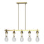 Hubbardton Forge 2018 Modern Brass Clear Glass (ZM) Multi Apothecary Pendant