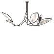 Hubbardton Forge 2019 Oil Rubbed Bronze Frosted Glass (FD) Multi Aerial Pendant