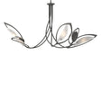 Hubbardton Forge 2019 Natural Iron Frosted Glass (FD) Multi Aerial Pendant