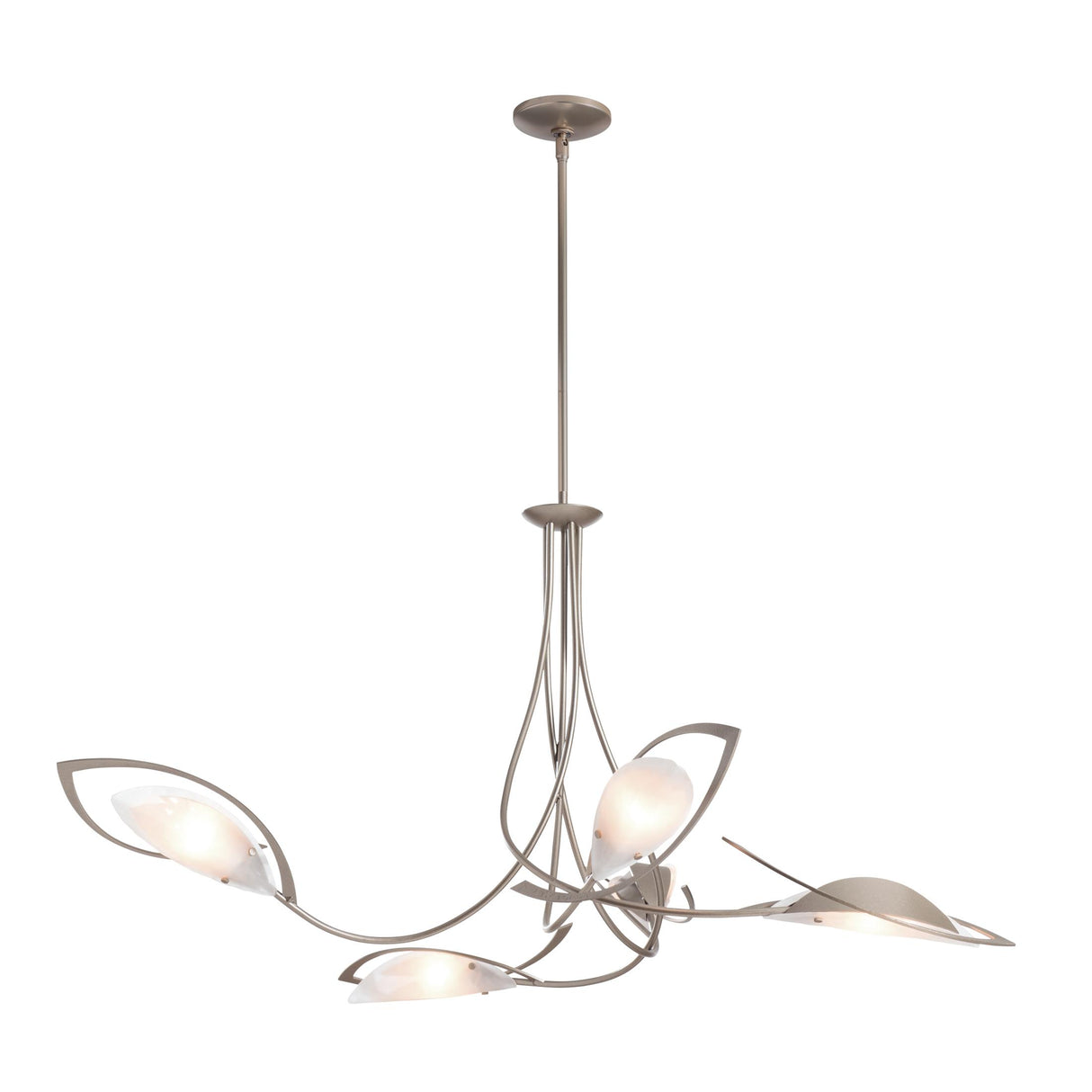 Hubbardton Forge 2019 Soft Gold Frosted Glass (FD) Multi Aerial Pendant