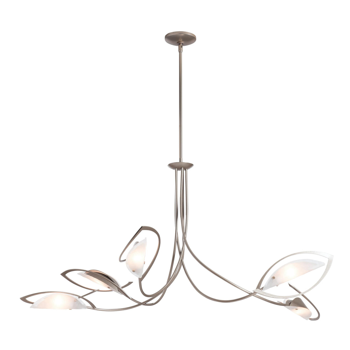 Hubbardton Forge 2019 Soft Gold Frosted Glass (FD) Multi Aerial Pendant