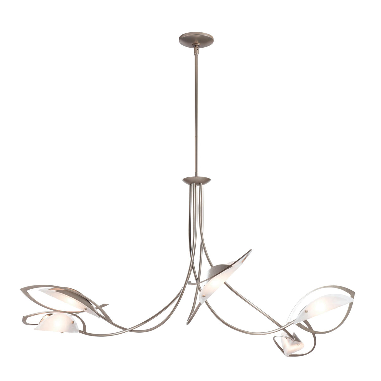 Hubbardton Forge 2019 Soft Gold Frosted Glass (FD) Multi Aerial Pendant