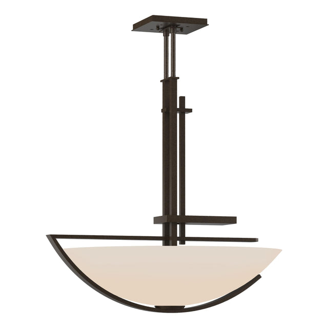 Hubbardton Forge 2003 Bronze Opal Glass (GG) Multi Ondrian Pendant