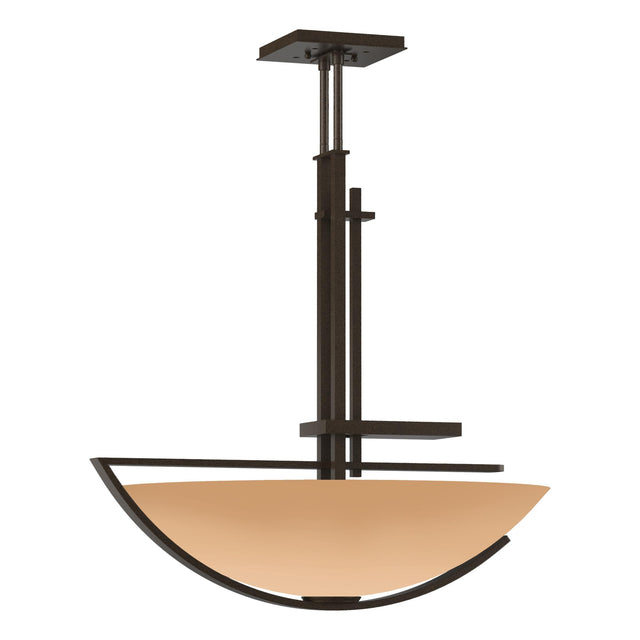 Hubbardton Forge 2003 Bronze Sand Glass (SS) Multi Ondrian Pendant