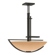 Hubbardton Forge 2003 Dark Smoke Sand Glass (SS) Multi Ondrian Pendant