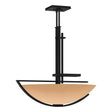Hubbardton Forge 2003 Black Sand Glass (SS) Multi Ondrian Pendant