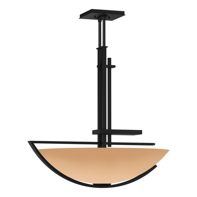 Hubbardton Forge 2003 Black Sand Glass (SS) Multi Ondrian Pendant