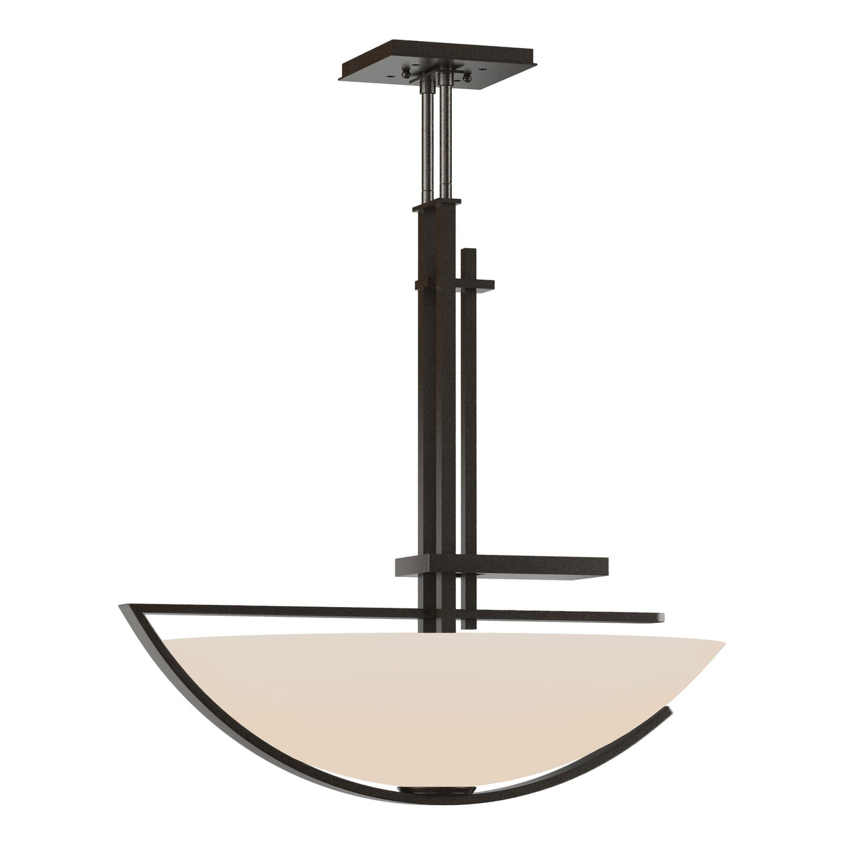 Hubbardton Forge 2003 Oil Rubbed Bronze Opal Glass (GG) Multi Ondrian Pendant